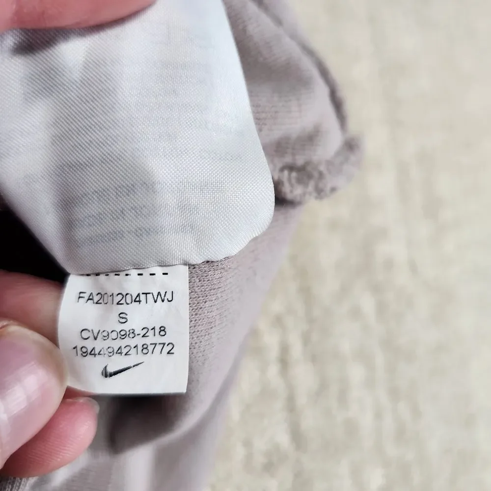 Nike Optic Full Zip Hoodie Women S‎ Gray Athleisure Workout Training Sweatshirt